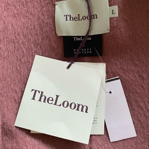 NWT Barneys New York $895 The Loom Alpaca A-Line Handmade Womens' Coat size L - Picture 7 of 10